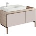KERAMAG DESIGN Citterio skř.pod.um., asym.120 cm, pr., Sv.dub 835420000