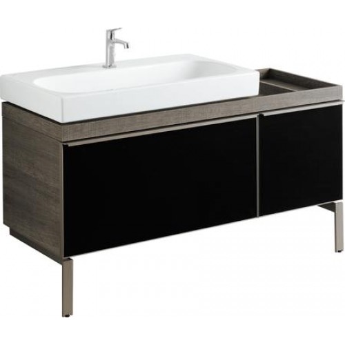 KERAMAG DESIGN Citterio skř.pod.um., asym.135 cm, l., šedohnedá 835436000 KERAMAG DESIGN Citterio skř.pod.um., asym.135 cm, l., šedohnedá 835436000