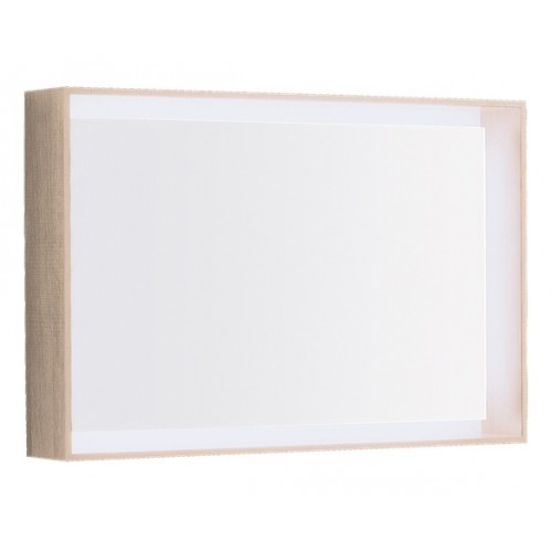 KERAMAG DESIGN Citterio zrc. skř.s osv. 90x60 cm svetlý dub 835690000