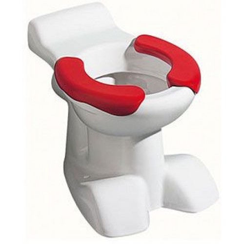KERAMAG detské WC KIND stojace hlboké splachovanie 6L, sedák červený + KeraTect 212010600