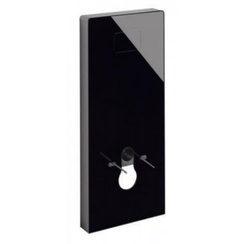KERAMAG DESIGN Universal modul pre ZWC, čierne sklo, rám hliník 515005000