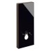 KERAMAG DESIGN Universal modul pre ZWC, čierne sklo, rám Champagne 515010000