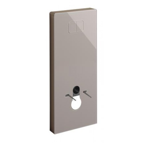 KERAMAG DESIGN Universal modul pre ZWC, sivé sklo, rám Champagne 515015000