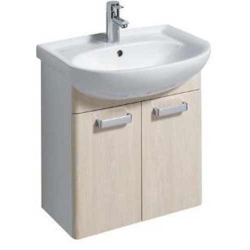 KERAMAG Renova Nr.1 skrinka pod umývadlo, závesná 55 x 59 x 31 cm svetlý dub 880061