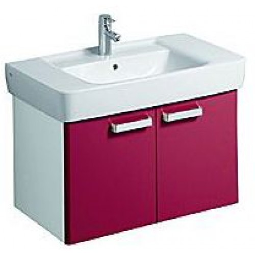 KERAMAG Renova Nr.1 Plan skrinka pod umývadlo, závesná 78 x 46,3 x 44,5 cm rubínová 879084
