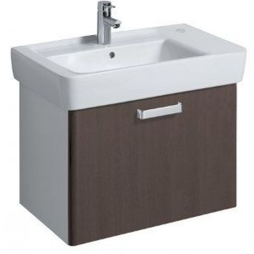 KERAMAG Renova Nr.1 Plan skrinka pod asym. um., závesná, wenge 68 x 46,3 x 44,5cm 879133