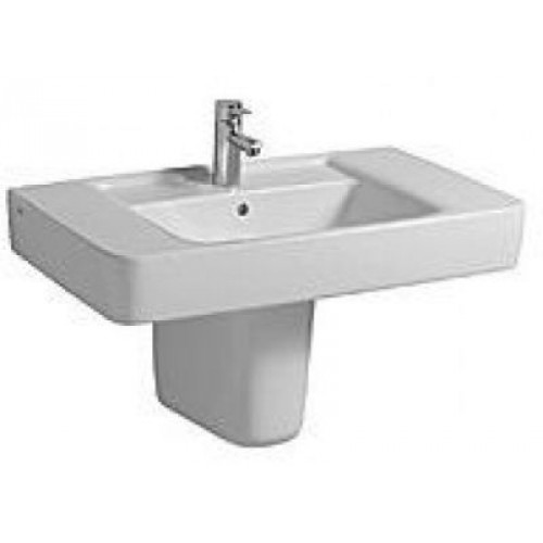 KERAMAG Renova Nr 1 Plan umývadlo s prepadom 40 x 25 cm s otvorom + KeraTect 272140600