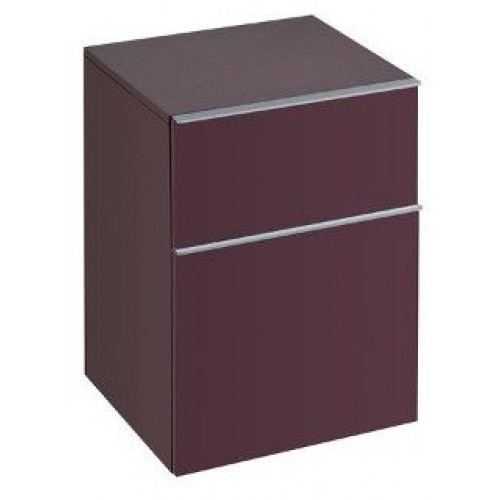KERAMAG Icon postranné skrinka, závesná 45 x 60 x 47,7 cm burgundy lesklá 840046000 KERAMAG Icon postranné skrinka, závesná 45 x 60 x 47,7 cm burgundy lesklá 840046000