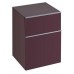 KERAMAG Icon postranné skrinka, závesná 45 x 60 x 47,7 cm burgundy lesklá 840046000