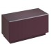 KERAMAG Icon postranné skrinka, závesná 89 x 47,2 x 47,7 cm burgundy lesklá 840091000