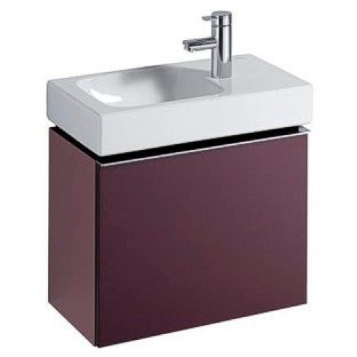 KERAMAG Icon XS skrinka pod umývadlo, závesná 52 x 42 x 30,8 cm burgundy lesklá 840053000