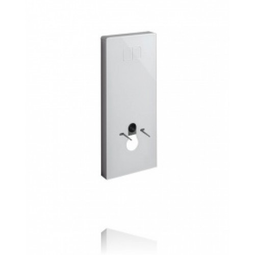 KERAMAG DESIGN Universal modul pre stojace WC, biele sklo, rám hliník 515050000