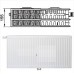 Kermi panelový radiátor VM so stredovým pripojením 33 750/1400 FTM330751401R1K