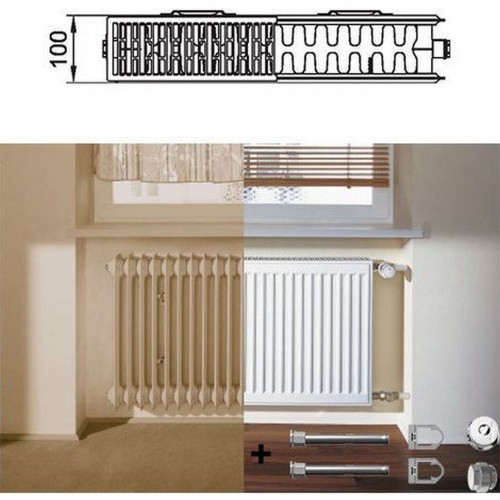 Kermi Therm X2 Profil-Kompakt doskový radiátor pre rekonštrukcie 22 554 / 800 FK022D508