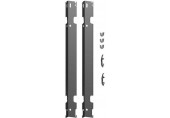 Kermi Sada stenových konzilí (dlhých) pre vykurovacie telesá Verteo, 2200 mm, ZB02610004