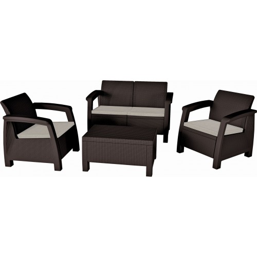 KETER BAHAMAS Set záhradný, hnedá/béžová 17202269
