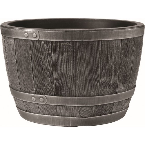 STEWART BLENHEIM HALF BARREL 81L Kvetináč, 61 x 42 cm, cín 17207569