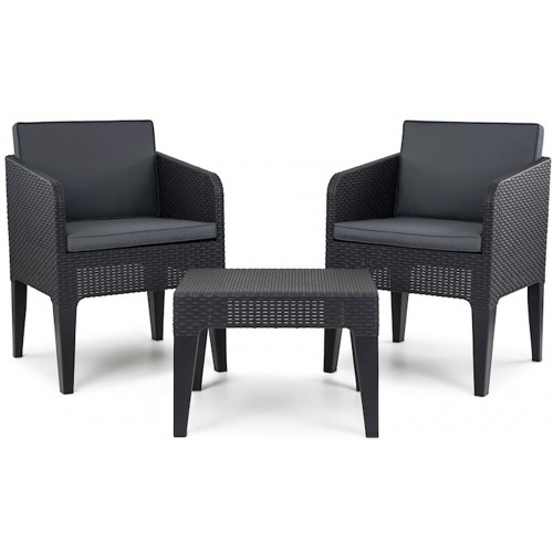 KETER COLUMBIA Set balkónový, ratan, grafit/sivá 17205968