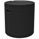 KETER COOL STOOL Taburet s chladicim boxom, 43,7 x 43,7 x 44,3 cm, ratan antracit 17200045