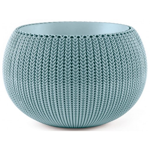 KETER COZIES M Závesný kvetináč, 36 x 36 x 22,5 cm, modrá 17202379