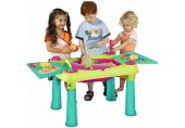 KETER CREATIVE FUN TABLE stolček na hranie, zelená/fialová 17184058