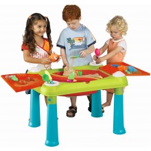 KETER CREATIVE FUN TABLE stolček na hranie, tyrkysová/červená 17184058