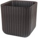 KETER CUBE PLANTER L Kvetináč, 40 x 40 x 40 cm, hnedá 17201220