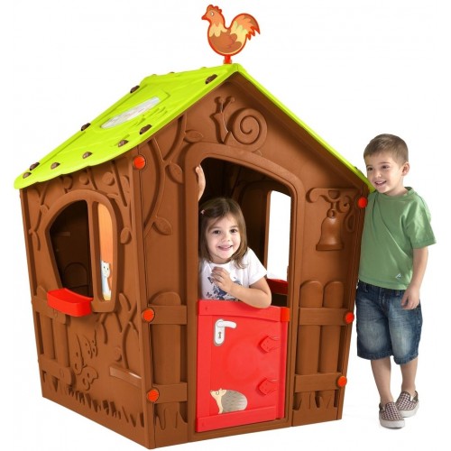 KETER MAGIC Playhouse detský domček, hnedá / zelená 17185442
