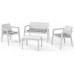 KETER EMILY PATIO Set záhradný sa sedáky, biela/sivá 17209816