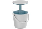 KETER GO BAR Multifunkčný stolík, 37 x 60 cm, biely/modrý 17209508