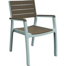 KETER HARMONY Záhradná stolička, 59 x 60 x 86 cm, biela/cappuccino 17201284