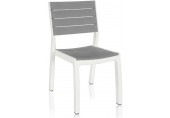 KETER HARMONY Záhradná stolička, 47 x 60 x 86 cm, biela/sivá 17201232