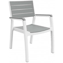 KETER HARMONY záhradné stoličky, 58 x 58 x 86 cm, biela/šedá 17201284