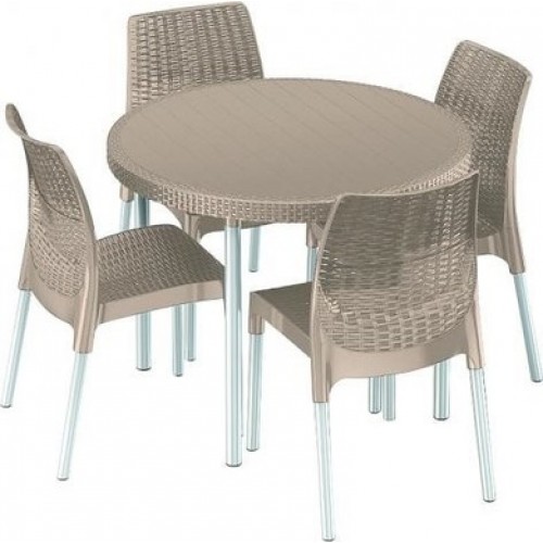 KETER JERSEY záhradný set, cappuccino 17200848 KETER JERSEY záhradný set, cappuccino 17200848