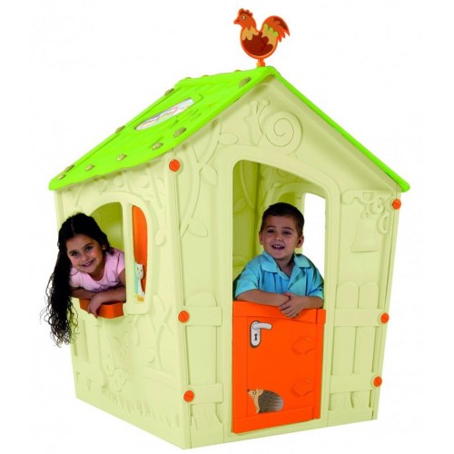 KETER MAGIC PLAYHOUSE detský domček, krémová/zelená 17185442