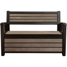 BAZÁR KETER HUDSON STORAGE BENCH 227L Úložná lavice 132,7 x 61,2 x 89 cm, hnedá 17204490