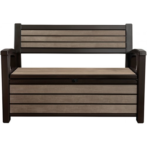 VÝPREDAJ KETER HUDSON STORAGE Bench úložná lavice 227 l, hnedá 17204490 POŠKODENÁ OBAL!!!