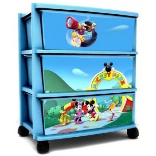 KETER Skrinka s tromi zásuvkami MICKEY MOUSE KETER Skrinka s tromi zásuvkami MICKEY MOUSE