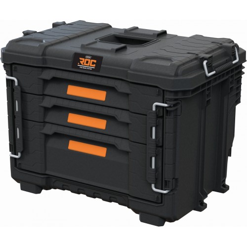 KETER ROC PRO GEAR 2.0 Box s tromi zásuvkami 56,5x37,5x41,3 cm 17212468