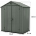 KETER DARWIN 6 x 4 záhradný domček, 190 x 121 x 221 cm, zelený 17210351