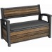 KETER DECO GARDEN BENCH 227L Úložná lavica, 133 x 61 x 89 cm, walnut 17213853