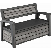 KETER DECO GARDEN BENCH 227L Úložná lavica, 133 x 61 x 89 cm, sivá 17213853