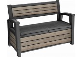KETER DECO GARDEN BENCH 227L Úložná lavica, 133 x 61 x 89 cm, ashwood 17213853