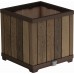 KETER DECO SQUARE Kvetináč, 45,5 x 45,5 x 45,5 cm, walnut 17213622