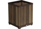 KETER DECO SQUARE TALL Kvetináč, 45,5 x 45,5 x 55 cm, walnut 17213623