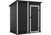 KETER ESSENTIAL 6 x 4 záhradný domček, 184 x 112 x 195 cm, tmavo sivý 17214016