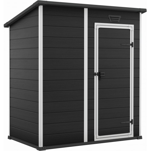 KETER ESSENTIAL 6 x 4 záhradný domček, 184 x 112 x 195 cm, tmavo sivý 17214016 KETER ESSENTIAL 6 x 4 záhradný domček, 184 x 112 x 195 cm, tmavo sivý 17214016