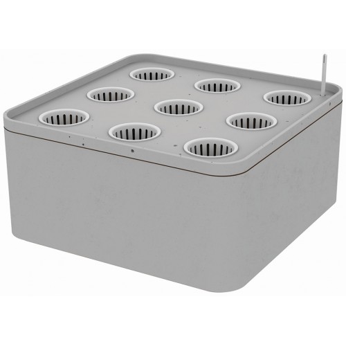 KETER FARM BOX LARGE Kvetináč, 28 x 28 x 14 cm, sivý 17210163 KETER FARM BOX LARGE Kvetináč, 28 x 28 x 14 cm, sivý 17210163