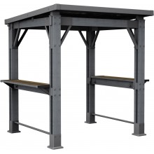 KETER GRILL GAZEBO Prístrešok na gril, 247 x 200 x 238 cm, grafit 17213898