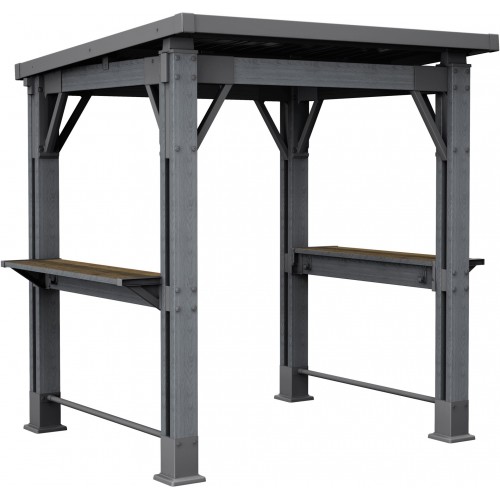 KETER GRILL GAZEBO Prístrešok na gril, 247 x 200 x 238 cm, grafit 17213898